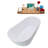 59.1'' x 28.3'' Freestanding Soaking Acrylic Bathtub-66366121