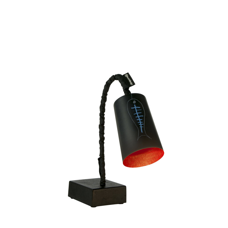Adjustable Metal Desk Lamp, Red