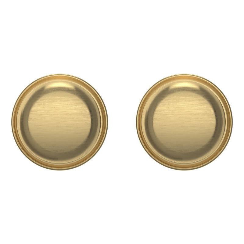 2.09375 Diameter Round, Lifetime (PVD) Satin Brass