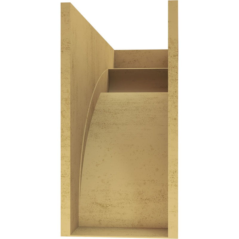 Bois de cèdre brut Viola TimberThane Corbel, apprêté brun clair, H 24 po x l 12 po x P 36 po