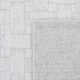 Hainsly Handmade White Rug