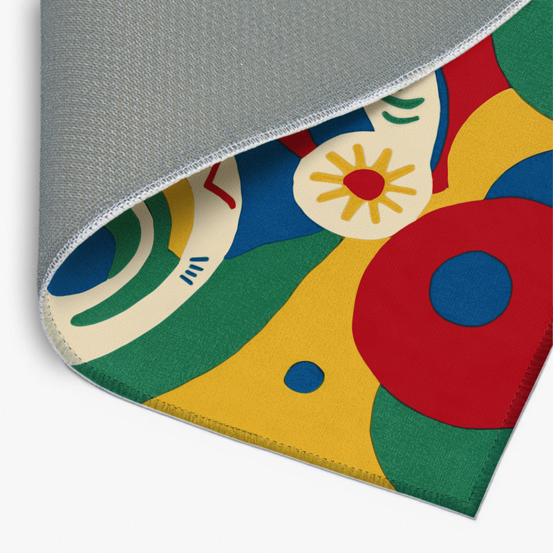 Dazzling Doodle Indoor And Outdoor Area Rug, Rectangle 2' x 3'