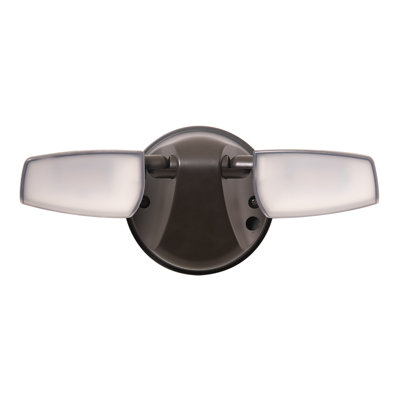 ESF 15-Watt 4000K Bronze Outdoor Integrated LED Dusk To Dawn Flood Light