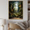 «Flower Foliage Adorned Gardens II», reproduction d'art sur toile