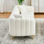 Canapé surdimensionné en chenille avec assise profonde, support en mousse haute densité, pieds en métal doré et design moderne capitonné pour le salon ou la chambre à coucher.-1026241739-1026241743