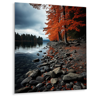 Canada Autumn Tranquility II - Canada, reproduction d'art sur métal