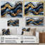 «Aqua River Of Nero Marquina», art mural en marbre abstrait-2106082198-2106082200-2106082201
