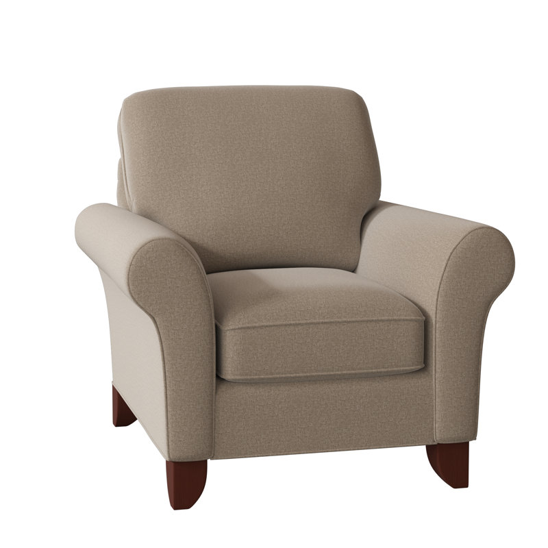 Almada Armchair, Cleo 41 Gray Stripe, Manhattan, Yes