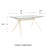 Lauryl Glass Top Metal Base Dining Table-26127515