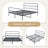 Latanja Metal Platform Bed Frame with Headboard-125557076