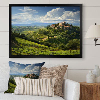 Italy Tuscan Tranquillity On Canvas Print