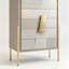Commode d'entrée à cinq tiroirs Italian Luxury-327499241