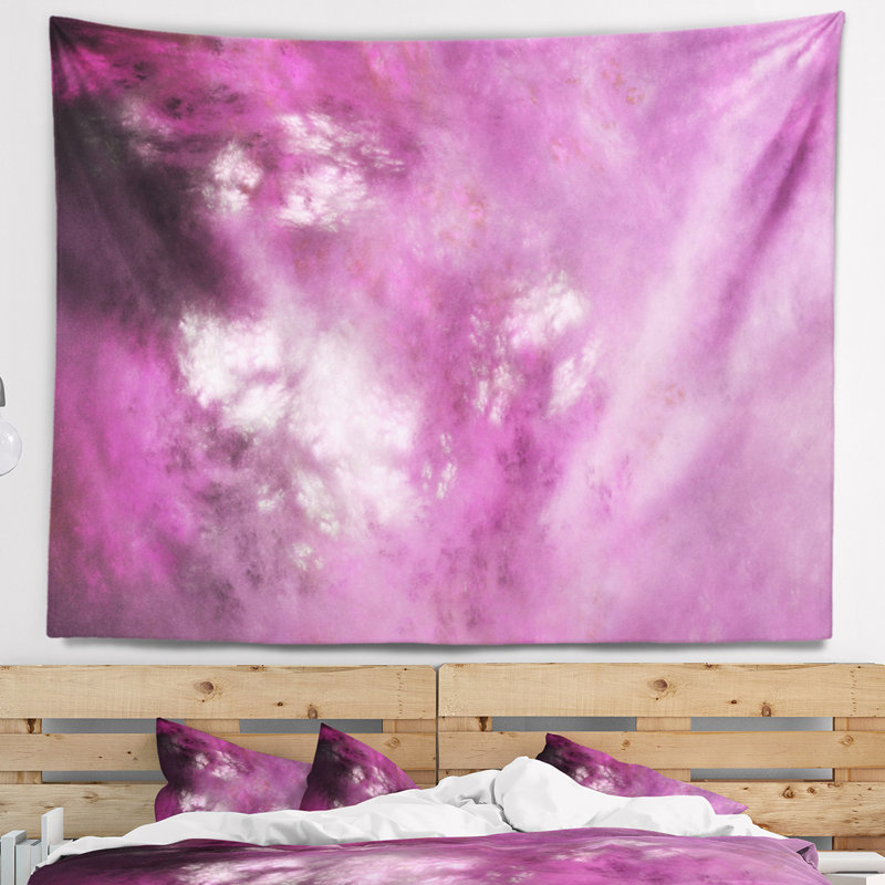 Tapisserie de ciel abstrait avec étoiles, H 50 po x l 60 po