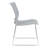 Metal Armless Sled Base Plastic Stacking Chair with Perforated Back-73338285