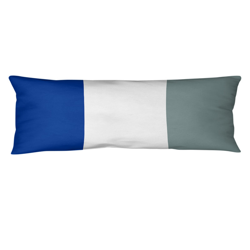 Polyester Medium Pillow, Blue/Grey/White, Tampa Bay Football 