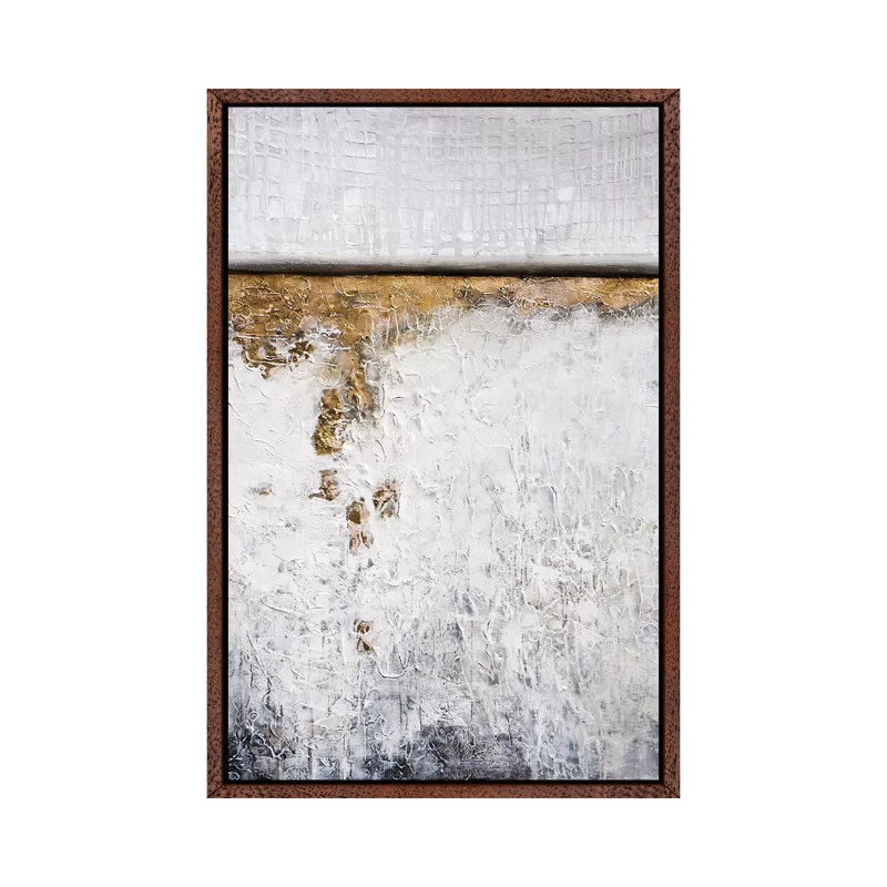 Out Of The Depths - Painting on Canvas, Classic Brown Wood Framed, 66.04 cm H x 45.72 cm W