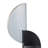 Cole And Grey Glass Abstract Decorative Sculpture With Silver Orb And Base