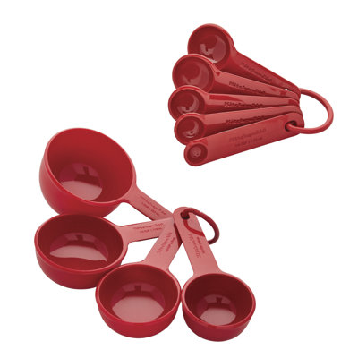 KitchenAid Universal Measuring Cup and Spoon Set, 9 Piece