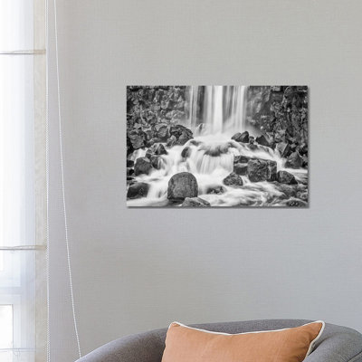 Iceland, Golden Circle, Oxarafoss by John Ford - Wrapped Canvas Print