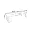 Bureau rectangulaire brun en bois massif-1195666885