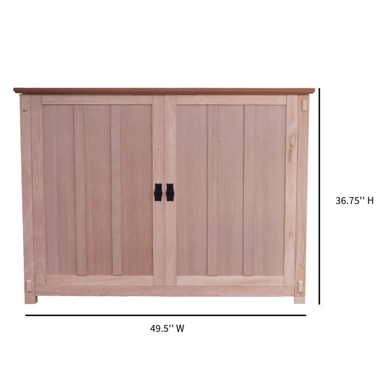 Unfinished TV Stand for TVs up to 50", Beach