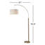 Lampe sur pied arquée 75,5 po Finley-353125179