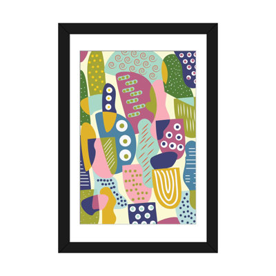 «Colorful Shapes», impression sur toile tendue