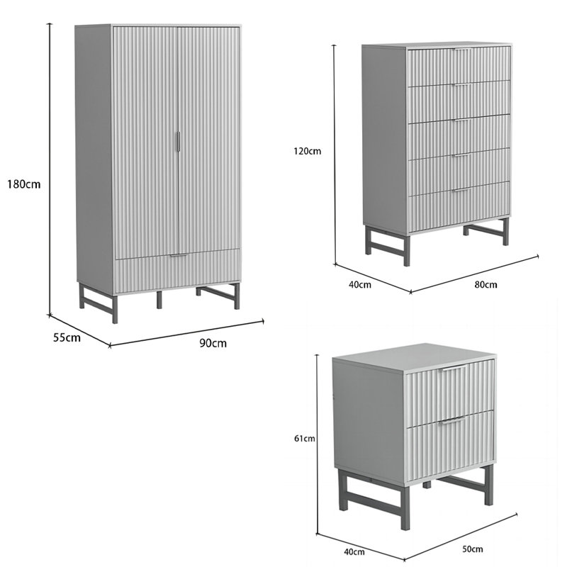 Audreona Piece Bedroom Set, White