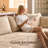 Navarrie Boneless 134" U-Shaped Sectional, No Assembly Required Compression Sofa with Dual Chaises-920495847