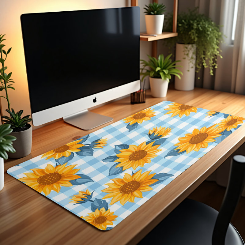 Polyester Desk Pad, 14.4x12.1