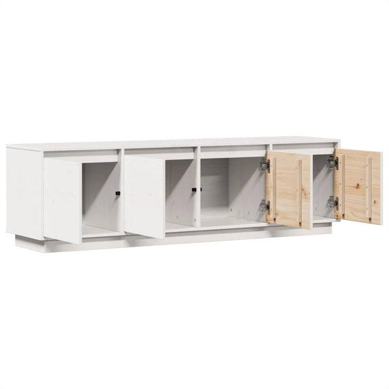 Catalya Unfinished TV Stand for TVs up to 55", White