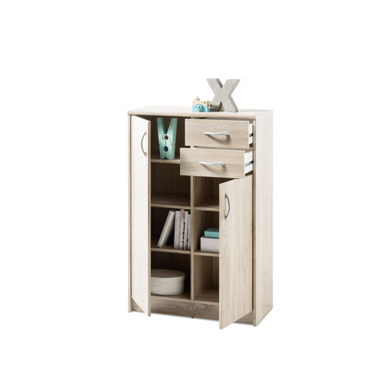 Valley 74cm W 2 - Drawer Chest of Drawers, Oak