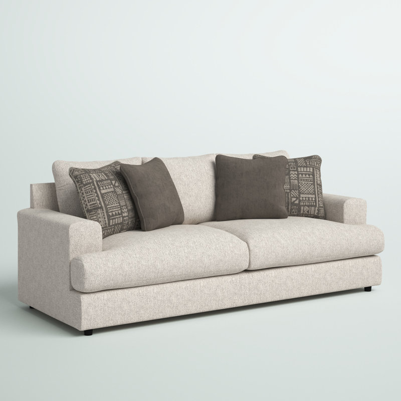 North Andover Upholstered Sofa, Stone, 39" H x 71" W x 40" D