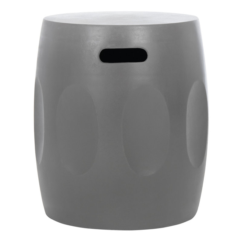 Table de bout en pierre Eswer, Gris foncé