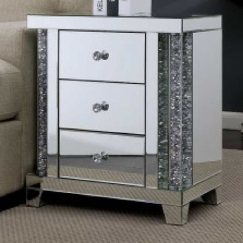 Table de bout avec rangement Poe