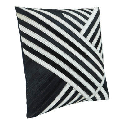 Fawne Striped Square Cushion