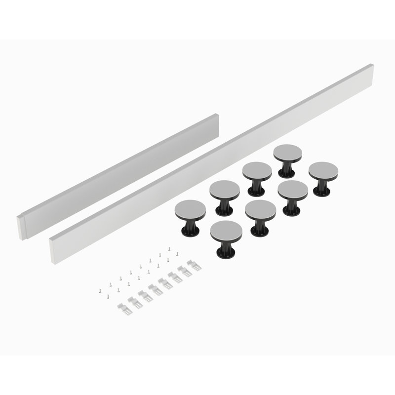 White Shower Trays Leg Set Suitable For 1100-1200 Rectangular Trays