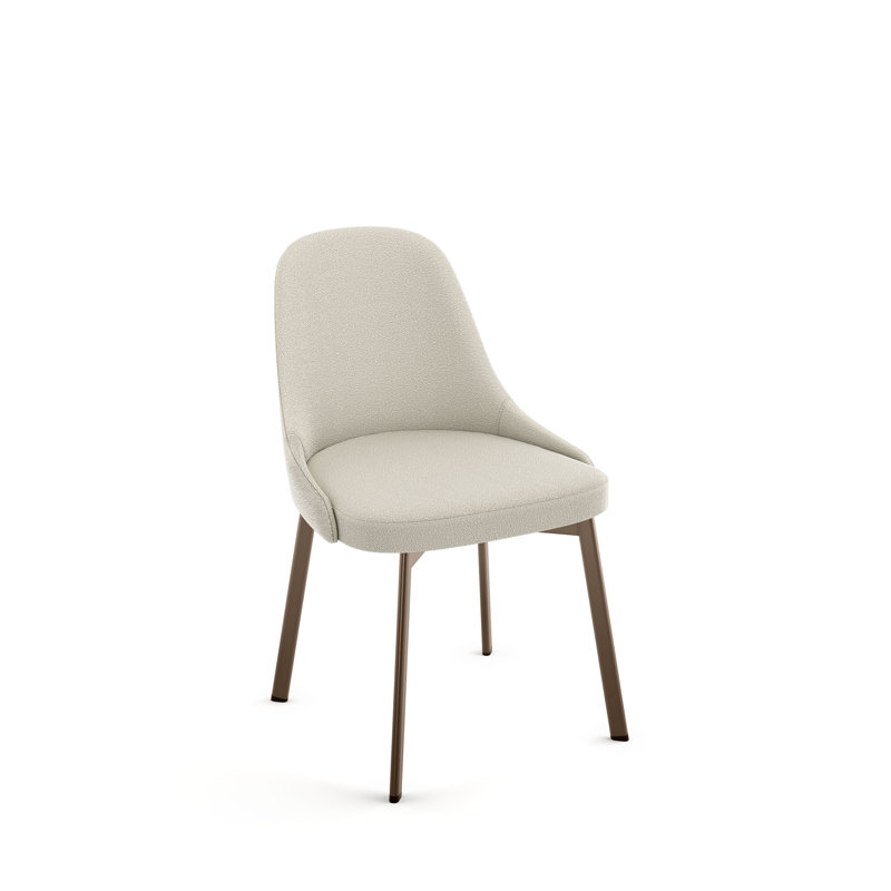 Chaise parsons Korde, Crème, Bronze