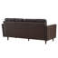 Exalt Tufted Vegan Leather Sofa-1721747063