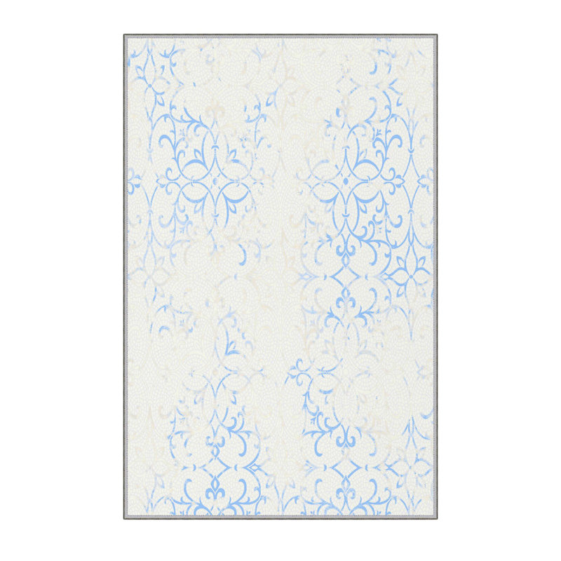 Premium Hall Carpet, 2.6 x 6.6 Feet, 100% Polyester, 0.3 in Pile Height | Antibacterial, Non-Slip Underside, Machine Washable | 3D Digital Print Design, Durable & Stylish for Entryways, Living Rooms & More