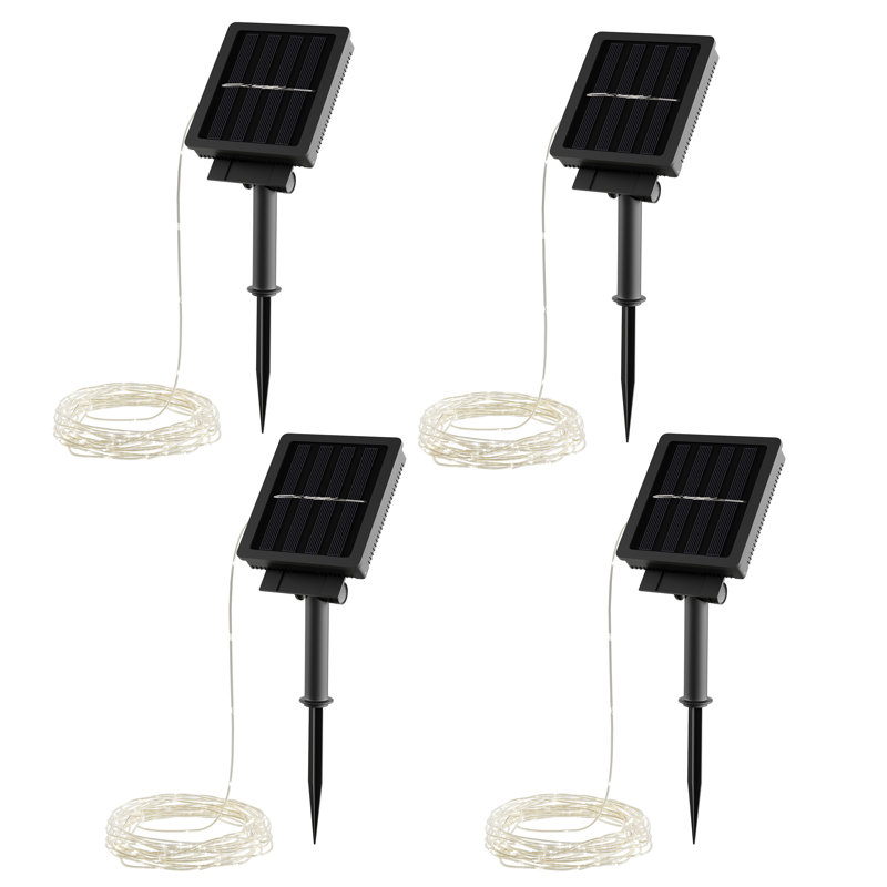 Heili 400 - Bulb 0.1'' Solar Powered LED Fairy String Light