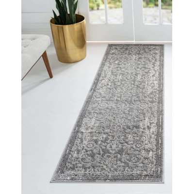 Tapis gris Hidekazu