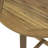 Outdoor 3Pc Half-Round Folding Acacia Wood Bistro Set-490201460