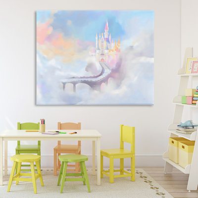 Enchanted Bridge To Castle Canvas, design by Arlington Prints