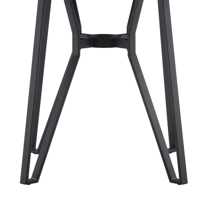 Table de bar ronde, Marron foncé