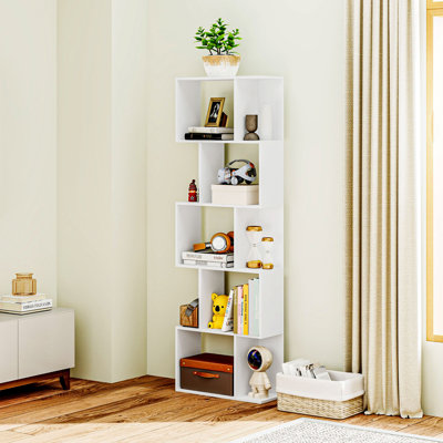 Sunlight Spire 184.5cm H x 60cm W Geometric Bookcase