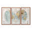 Ancienne carte du monde II - cadre flottant 3 pièces, impression sur toile-1413679730-1453410705