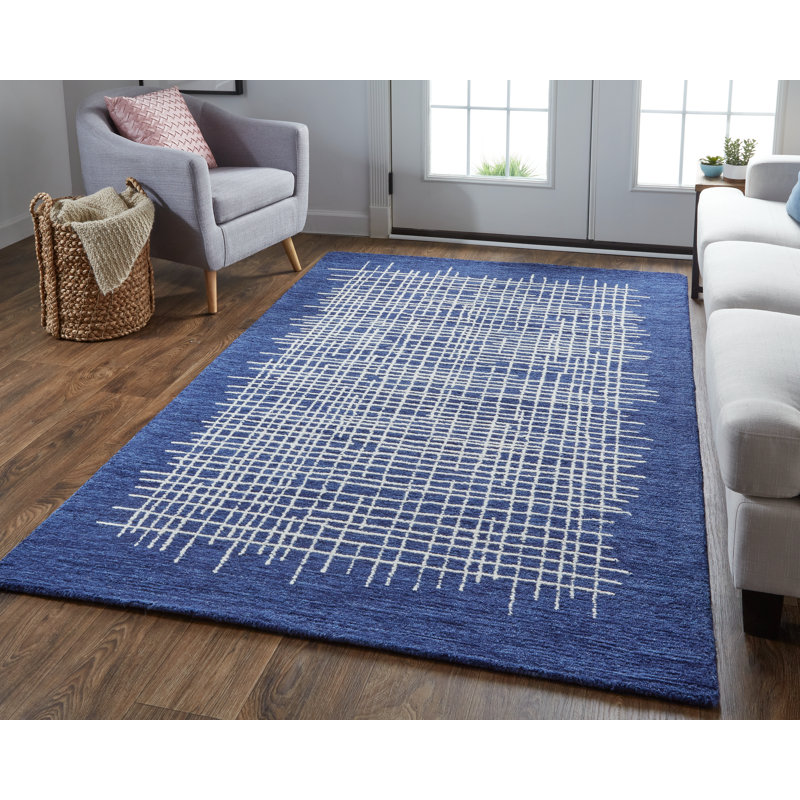 Joetta Plaid Indoor Rug, Rectangle 9' x 12'