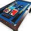 Table de billard convertible 7 pi BLUE SKY avec plateau de salle à manger et accessoires de billard complets-37290518-37290522