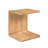 Carrie Solid Wood C-Shaped Side Table-986838685
